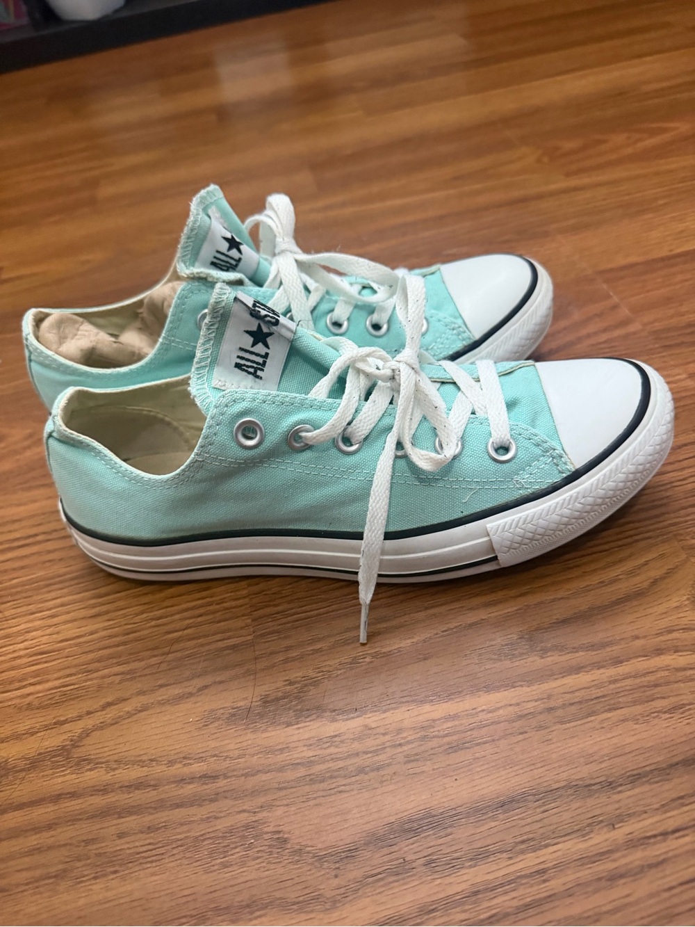 Converse Chuck Taylor All Star Low Top Sneakers Mint Men’s 6 women’s 8 - Picture 4 of 7
